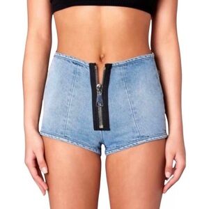 CARMAR Constance High Waist Jean Shorts US 23 XXS